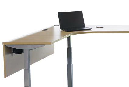Acoustic Desk Screen Modesty Panel - Boyd Workspaces